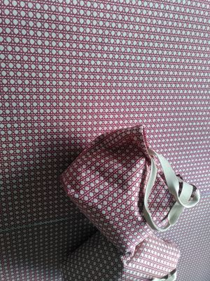 wiener geflecht tote bag maxi red