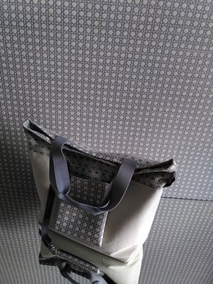 wiener geflecht tote bag maxi grey